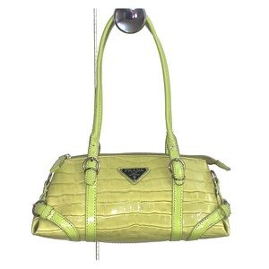 Prada lime green purse